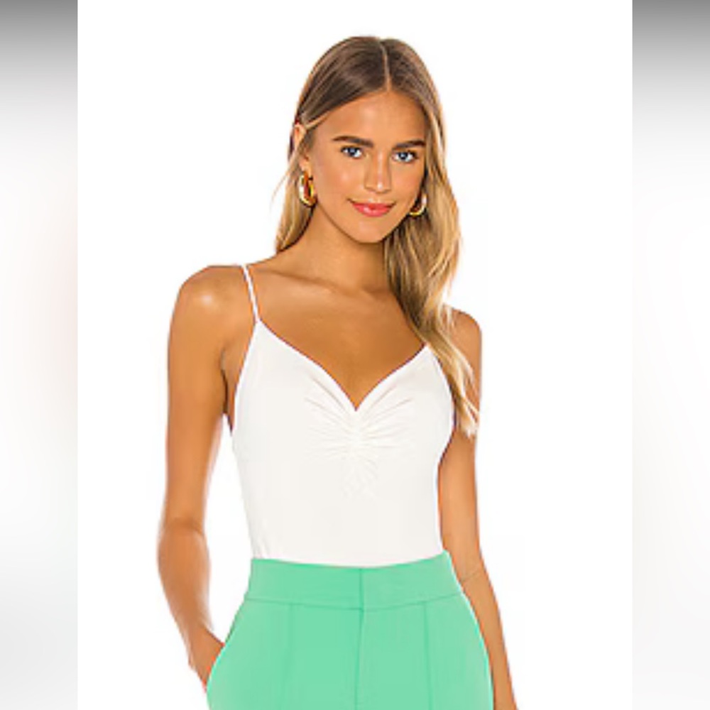 Alice + Olivia White Bodysuit